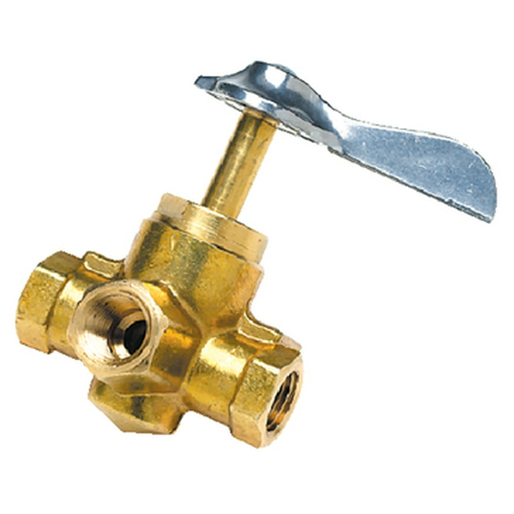 Seachoice Brass 3Way Fuel Line Valve
