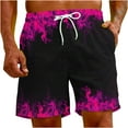 thumbnail image 4 of LSLJS Pantalon Court Décontracté à Imprimé Flamme pour Hommes, Cadeaux pour Hommes, 4 of 9