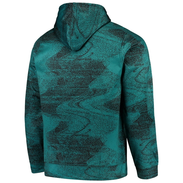 Men's Zubaz Black/Midnight Green Philadelphia Eagles Static