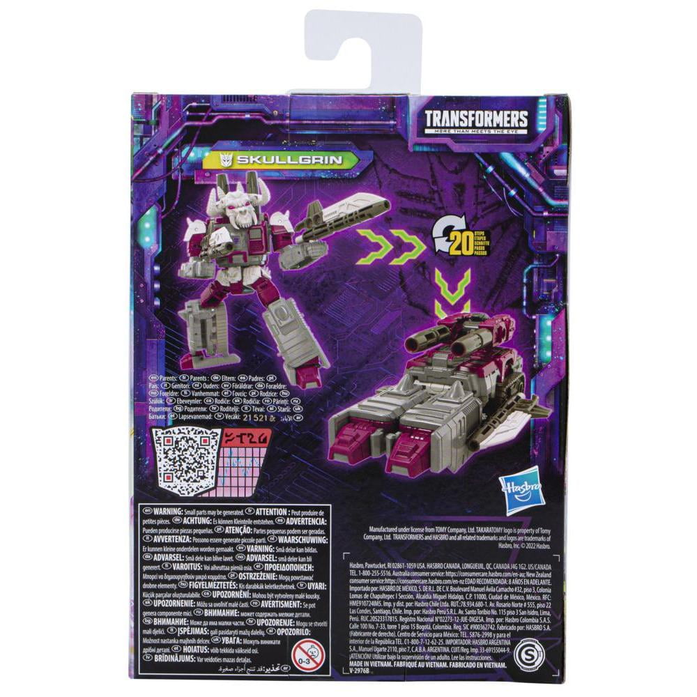 Transformers Collectible Child Skullgrin Action Figure, Plastic Multicolor, 8.62" x 5.50", 0.366 lb