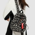 thumbnail image 6 of Fuzzy Cheetah Cute Backpack, Y2k Purse Fleece Chic Bookbag Trendy Aesthetic Coquette Daypack 90s Purse, 6 of 6