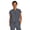 Heather Grey, variant on Healing Hands Women's Scrub Top Relaxed Fit Journey Top - 2 Pockets with Knit Details, Dolman Sleeve and Rounded Hem Plus Siz