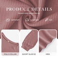 thumbnail image 6 of Daystry Womens Plus Size Blouses for Women Dressy Lace Long Sleeve Shirts Casual V Neck Tunic Tops, 6 of 8