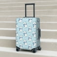 thumbnail image 6 of Fuzoiu blue Scarf Bear Print Suitcase Cover,Washable Luggage Covers for Suitcase,Elastic Luggage Protector Cover,Scratch Resistant Travel Suitcase Covers-Large, 6 of 7