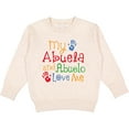 thumbnail image 2 of Inktastic My Abuela and Abuelo Love Me Toddler Sweatshirt, 2 of 4