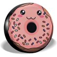 thumbnail image 2 of Foruidea American Flag Donut Spare Tire Cover Waterproof Dust-Proof UV Sun Wheel Tire Cover Fit for Car Trailer RV SUV and Ma, 2 of 5