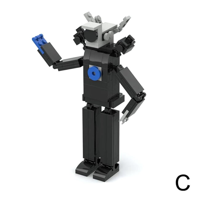 Moc Building Blocks Toilet Man Vs Monitoring Man Building Blocks Skibidi Toilet Popular Game Building Blocks Toys