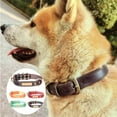 thumbnail image 1 of Visland Pet Collar Engraving ID Tag Anti-Lost Faux Leather Adjustable Dog Necklace for Puppy, 1 of 7