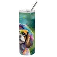 thumbnail image 2 of Shih Tzu Hippie Dawg Stainless Steel Skinny Tumbler 3 in x 8.25 in, 2 of 5
