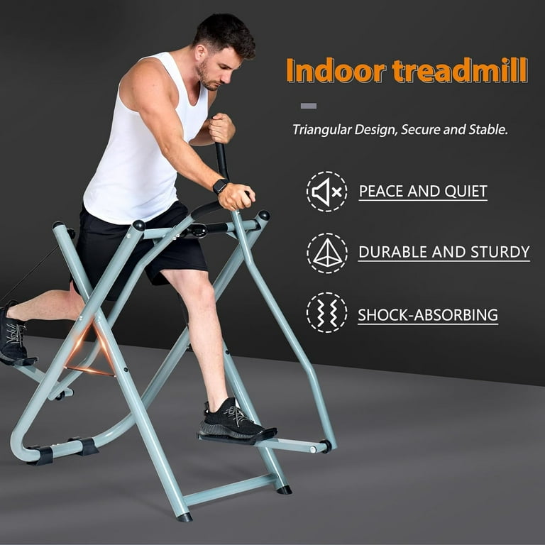 Soges Air Walk Trainer Elliptical Machine Glider Elliptical Exercise Machine with Monitor for Home Gym Low Impact Design Elliptical Machine for Full