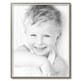 thumbnail image 2 of ArtToFrames 22" x 28" Silver with Stained Grey Picture Frame, 22x28 inch Silver Wood Poster Frame (WOM-4767), 2 Pack, 2 of 7
