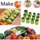 thumbnail image 4 of Cortadores de verduras de 12 piezas, juego de cortadores de galletas de acero inoxidable compatible con pastel, galletas, sushi, frutas (12 estilos) Afortunado Sencillez, 4 of 5