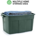 thumbnail image 3 of ECOSense 3 Pack High Top Storage Containers 37 Gallon Stackable Bins with Lids for Garage Home Organization, 3 of 7