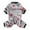 Grey S, variant on Christmas Dog Cat Pajama, Winter Holiday Santa Claus Cloth Jumpsuits for Small Boys and Girls Puppies Pets Doggie