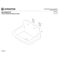thumbnail image 4 of Kingston Brass GPLWS241715 Doriteal 24-Inch Ceramic Wall Mount Bathroom Sink (8-Inch, 2 Hole) in Glossy White, 4 of 8