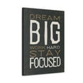 thumbnail image 2 of Inspirational Wall Art Dream Big Stay Focused Motivation Wall Decor for Home Office Gym Inspiring Success Quote Print Ready to Hang Unframed, 2 of 13