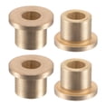thumbnail image 1 of Unique Bargains 6x10x10mm Roulements à Bride Bronze Fritté Bague Auto-Lubrifiante 4 Pack, 1 of 5