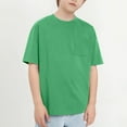thumbnail image 5 of Kids Boys T Shirt Comfortable Kids Short Sleeve Shirts for Boys Green T Shirts Baseball Tops 8-9 Years Summer Clothes Boy, 5 of 5