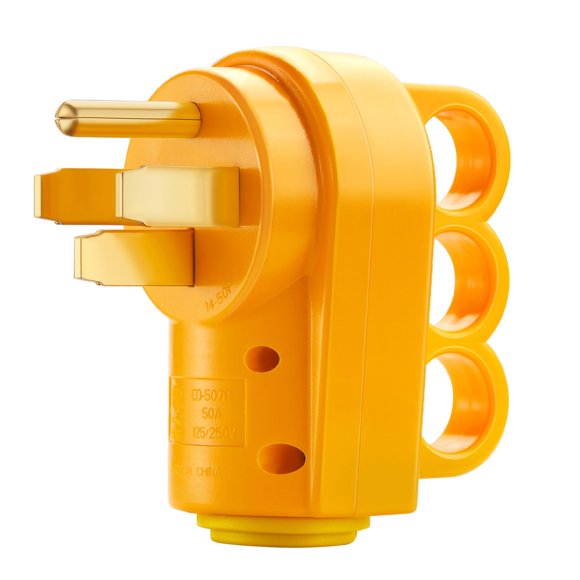 Enchufe RV Kohree de 50 amperios macho 125/250 V NEMA 14-50P Heavy Duty