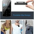 thumbnail image 1 of Lecteur MP4 MP3 Portable Haute Résolution Bluetooth-compatible 4.2 Bouton Clip Numérique 32 Go Lecteurs de Musique Enregistreur Vocal Radio, 1 of 9