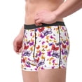thumbnail image 2 of Kdxio watercolor butterflies Men's Boxer Briefs,Soft and Breathable Cotton Underwear with ComfortFlex Waistband-Large, 2 of 5
