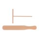 thumbnail image 4 of Herramientas de cocina artesanales de madera para servir, utensilios de cocina de alta resistencia al calor, no utensilios de cocina, espátulas de Macarena tornero de cocina, 4 of 8