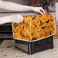 thumbnail image 3 of ZUXONGSY Halloween Bat Ghost Toster Cover 4 Slice Toaster Dust Cover Appliance Cover Wide Slot Quilted 2 Slice Toaster Appliance Dust-Proof Cover Halloween Decor, 3 of 7