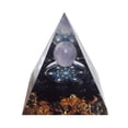 thumbnail image 3 of Pirámide De Orgón Pirámide de orgonita de cristal natural generador de orgón de energía manualidades de decoración de gemas para el hogar Sywqhk Libre de BPA, 3 of 8