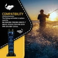 thumbnail image 4 of Fishing Box Rod Holder External Adjustable Pole Barrel Vertical Portable Storage Stand Inserting Device Rack Standing Bracket Carrying Upgrade Dark Blue, 4 of 6