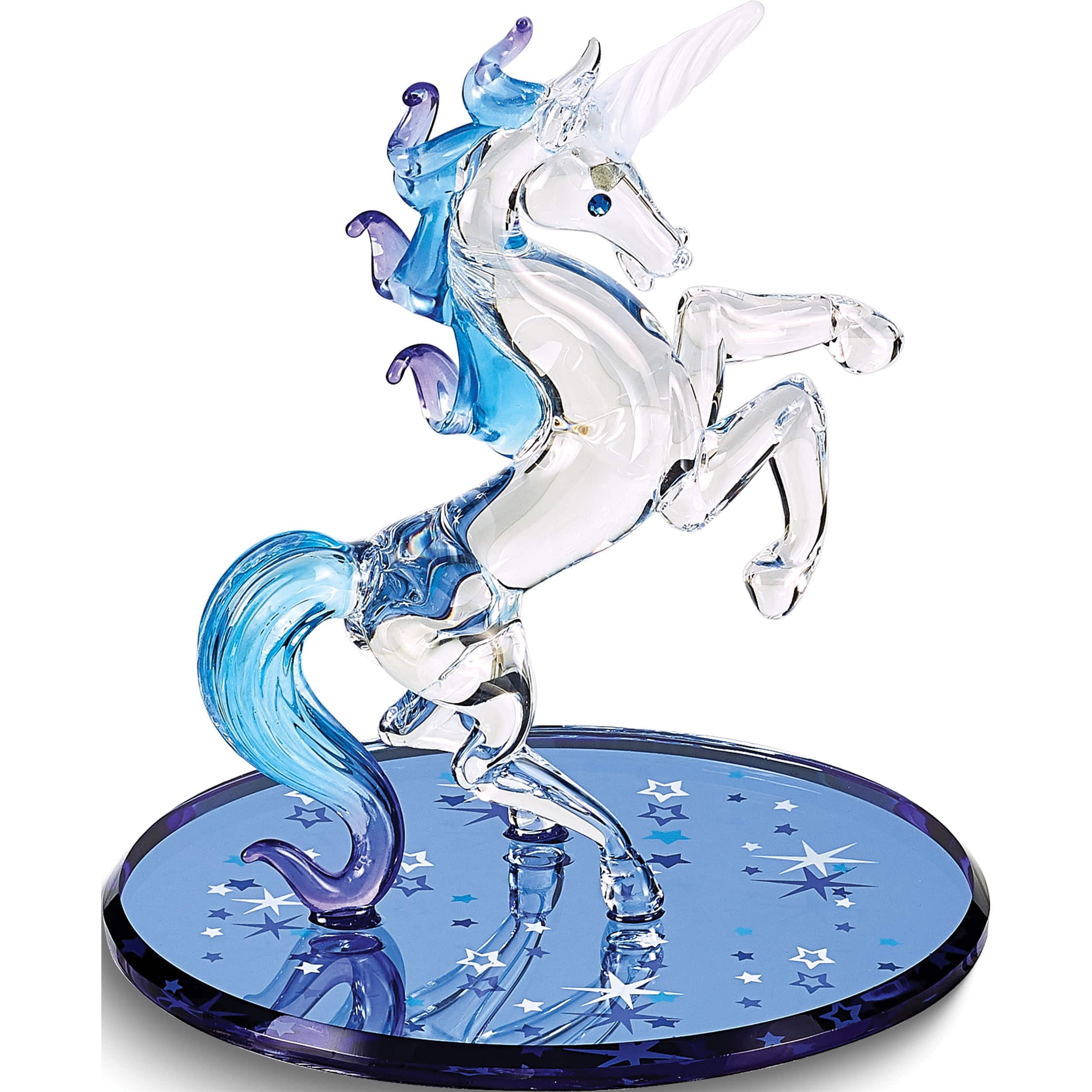 Fashion Starlight Unicorn Glass Figurine (2.25 X 2.25) Made In China gp6048