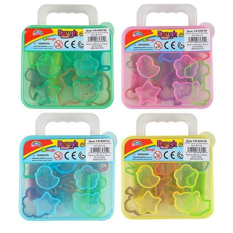 Carykon Clay and Dough Tools Kit for Kids - 6 Pieces - Assorted Colors