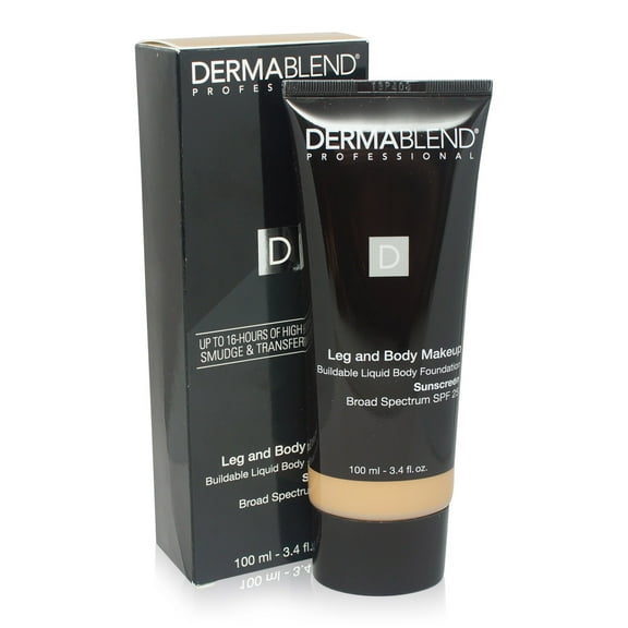 Dermablend Leg and Body Cover Make-Up SPF 25 Medium Natural 40N 3.4 Oz