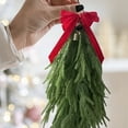 thumbnail image 5 of Christmas Decorations Hand-Feel Material Upside-Down Wreath Courtyard Door Hanging Decoration Simulation Home Decorations, 5 of 5