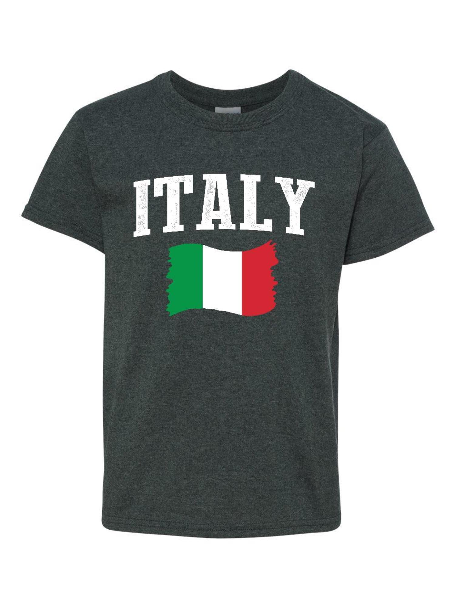 Italy Unisex Youth Shirts T-Shirt Tee