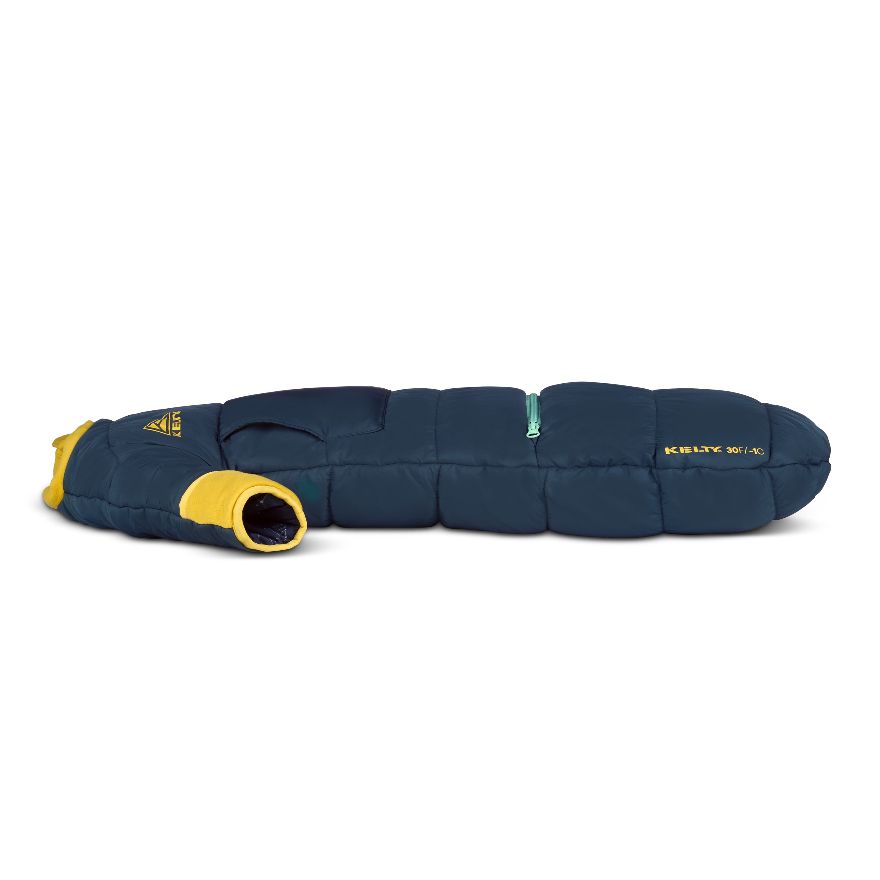 Kelty | Space Cadet 30° Degree Sleeping Bag for Toddler 2-4T - Snuggly, Warm, and Cozy Sleeping Bag with Multi-Functional Design for Walking - Mediterranean Color Style