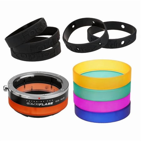 Fotodiox ArtFX-ClrFlr-EOS-SnyE Lens Adapter for Canon Sony Alpha E-Mount Mirrorless Camera Body