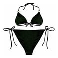 thumbnail image 1 of Bikini Ocean Pacific para Mujer Tirantes Argollas Negro Talla EG 2 Piezas, 1 of 4