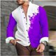 thumbnail image 1 of Camisas de hombre de moda casual con botones y estampado floral a juego de colores HD para fiesta callejera, camisetas para hombre 2024, nueva camiseta de talla europea, 1 of 6