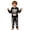 2-Black, variant on JAJAHO Toddler Boys Halloween Pajamas Glow In The Dark Skeleton Pjs 2 Piece Pant Sets Kids Halloween Clothes 2-8T