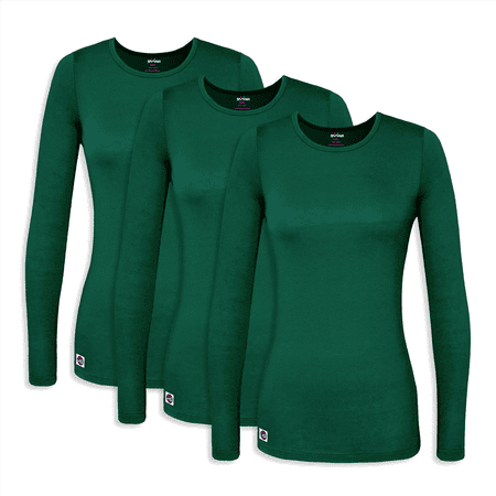 

Sivvan 3 Pack Women s Comfort Long Sleeve T-Shirt / Underscrub Tee