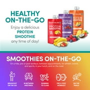 Designer Wellness Protein Smoothie, 12 Count, Variety Pack, Real Fruit, 12g Protein, Low Carb, Zero Added Sugar, Gluten-Free
