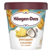 Haagen Dazs Pineapple Coconut Ice Cream, Gluten Free, Kosher, 14 oz