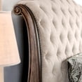 thumbnail image 4 of Furniture of America Arlette Bed, Eastern King, Beige, Natural Tone, 4 of 8