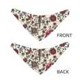 thumbnail image 3 of Naloa Dark Enchanted Flowers And Birds Dog Bandana Large and Small-Dog Scarf Bib Handkerchief Accessories for Dogs and Cats(S-L)-Medium, 3 of 5