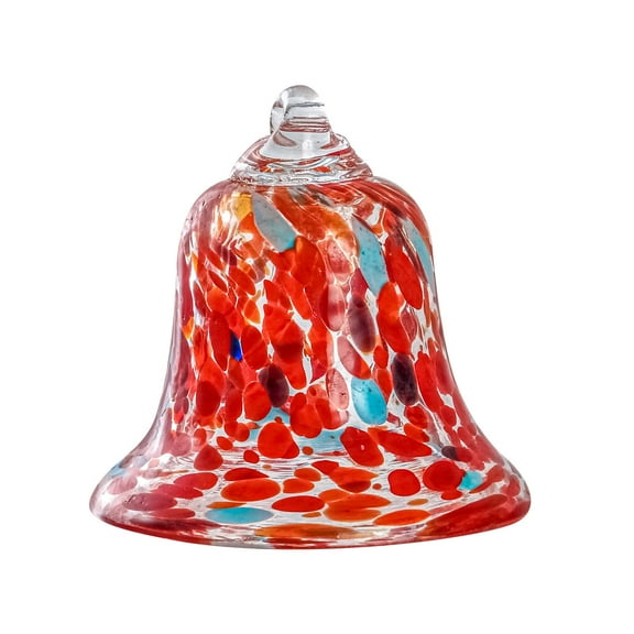 SIYTUAU Glass Christmas Decorative Gift Bell Style A Holiday Ornament For Tree Decor Festive Home Celebration Glass Christmas Decorative Gift A