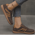 thumbnail image 2 of Women's Fashionable Lace Up Low Top Casual Flat Sneakers, Comfortable Sports Walking Shoes for Daily Wear, Female Round Toe Shoes, 2 of 10