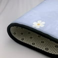 thumbnail image 6 of YFYANG 36"x24" Non-Slip Flannel Carpet Doormat, Living Room Bedroom Office Decorative Area Rugs, Indoor Vintage Daisy Floral Floor Mats, 6 of 7