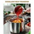 thumbnail image 7 of Cooks Standard Multi-Ply Clad 3 Quart Stainless Steel Saucepan with Glass Lid, Kitchen Induction Cooking Sauce Pot Pan, Dishwasher & Oven Safe, Compatible with All Cooktops, 7 of 7