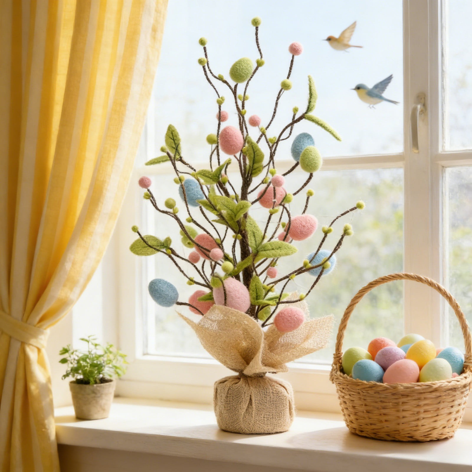 Glowing Easter Egg Material with LED Lights for Festive Tabletop Home Scene Displays Easter Party Mantel Decor