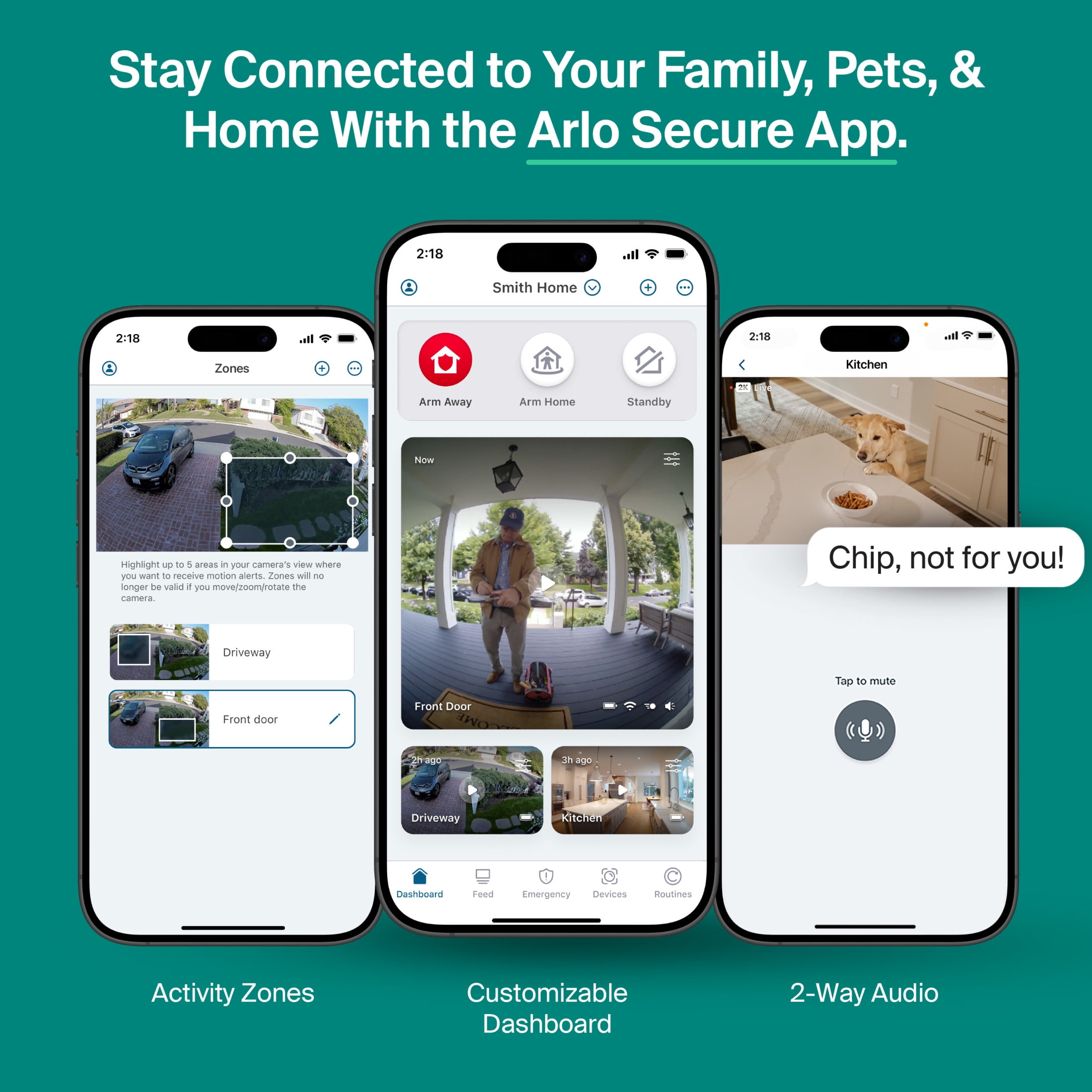 Arlo Essential Security Camera 2K (3rd Gen, 2025 Release) - Wireless Outdoor Camera, Battery Powered, 2-Cam